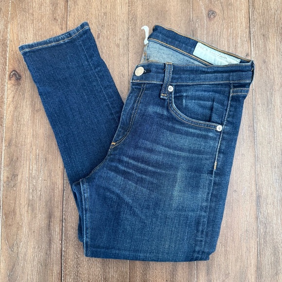 Rag & Bone Skinny Jean Women’s 29 Blue Mid Rise Long - Picture 4 of 12